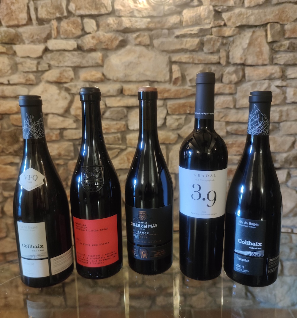 Tast de 5 vins de Finca Qualificada del Bages amb productes de proximitat